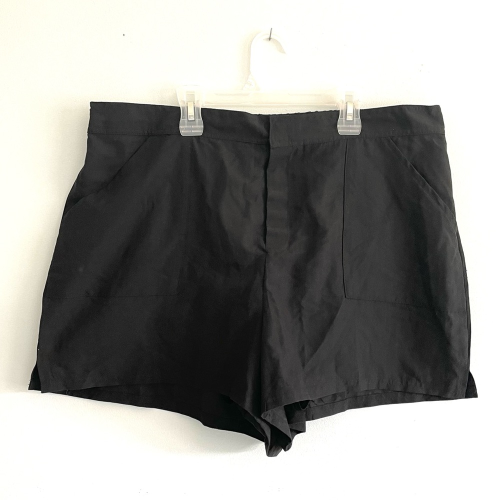 Swimsuits For All Black Swim Shorts With Liner Size 18 NWT